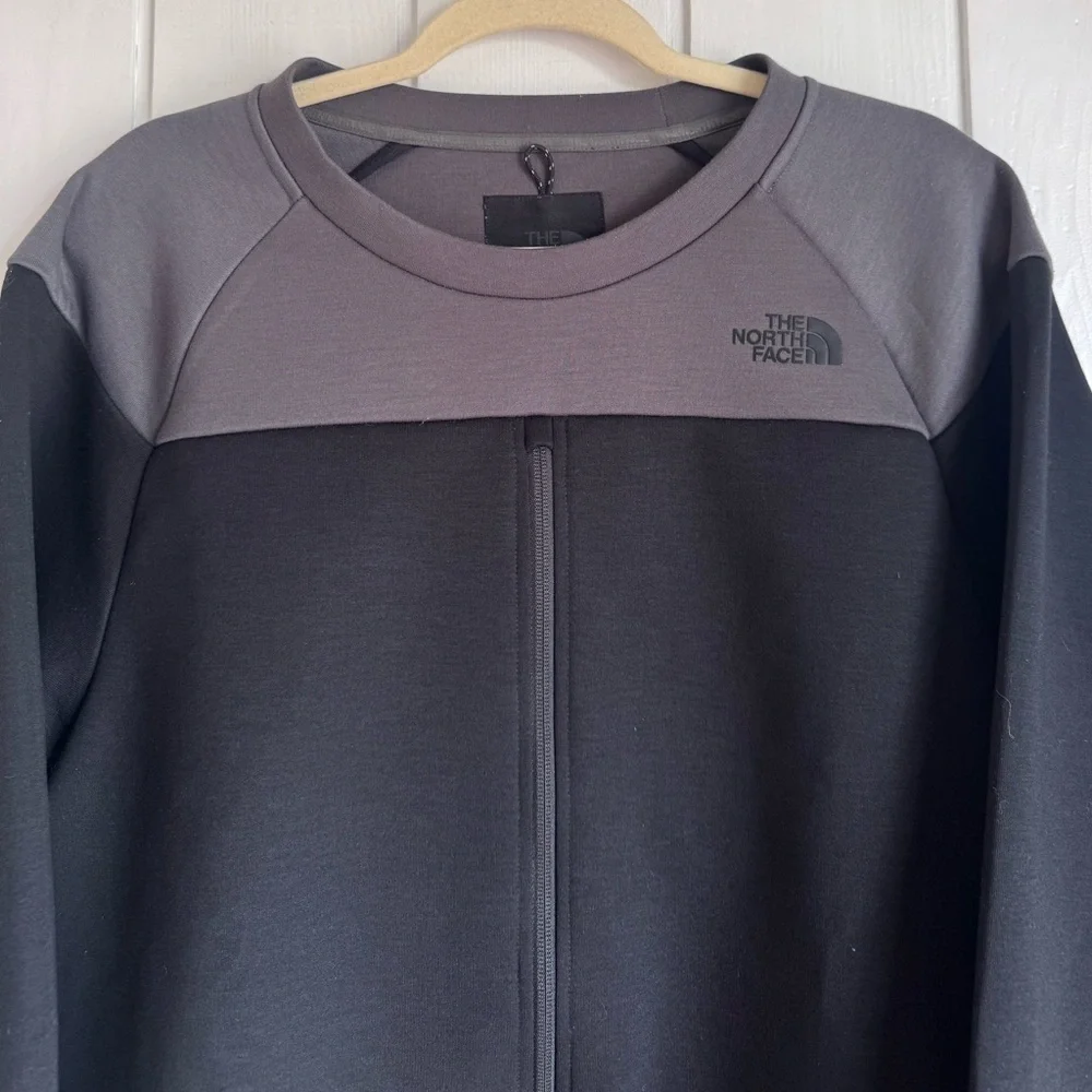 The North Face Black and Gray Jacket with Kangaroo Pocket
